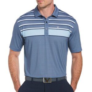 Callaway Men's Short Sleeve Opti-Dry Golf Performance Stretch Polo (Peacoat, L)